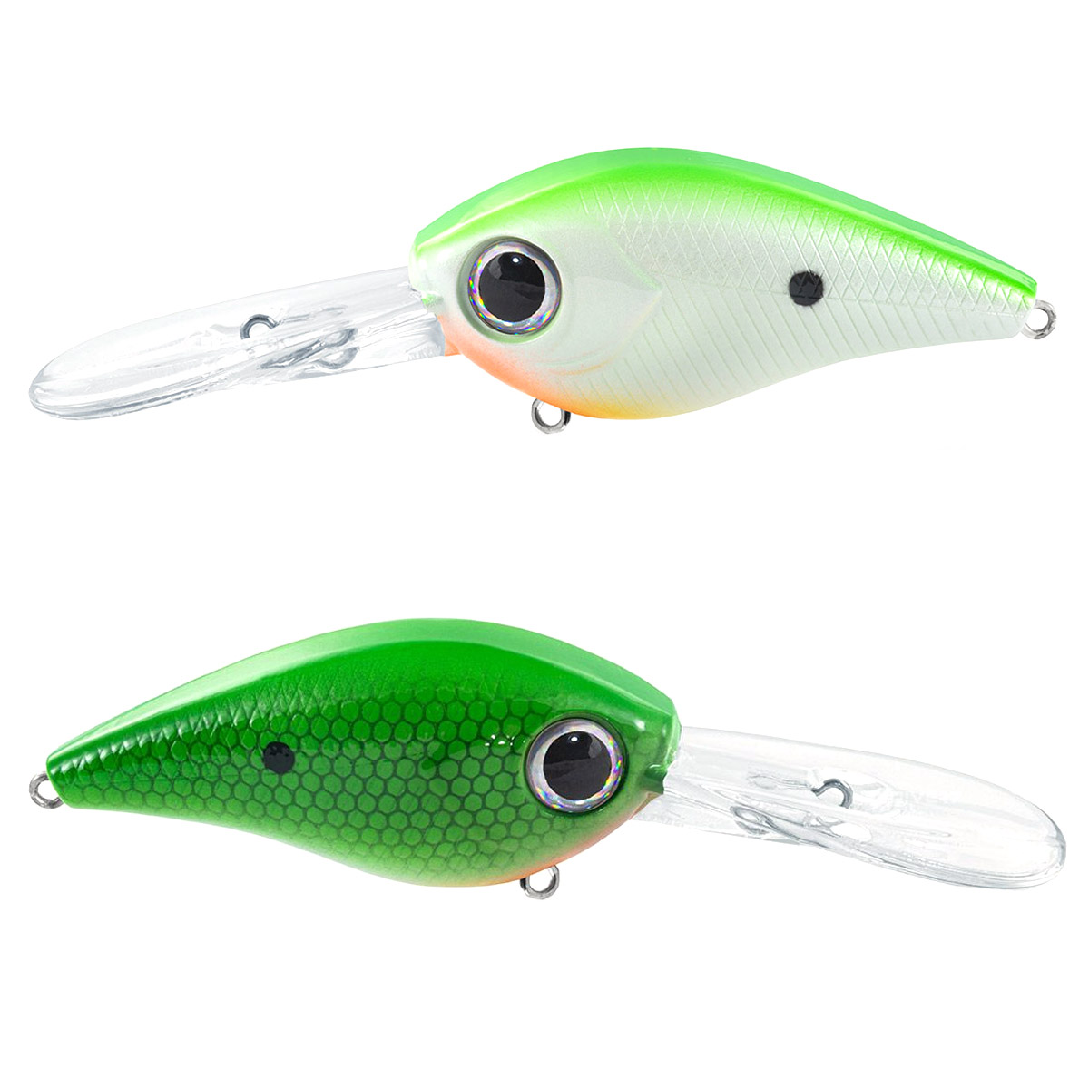 Wobler River7 R7 Doppelganger 6cm (13g) - Green Lightning