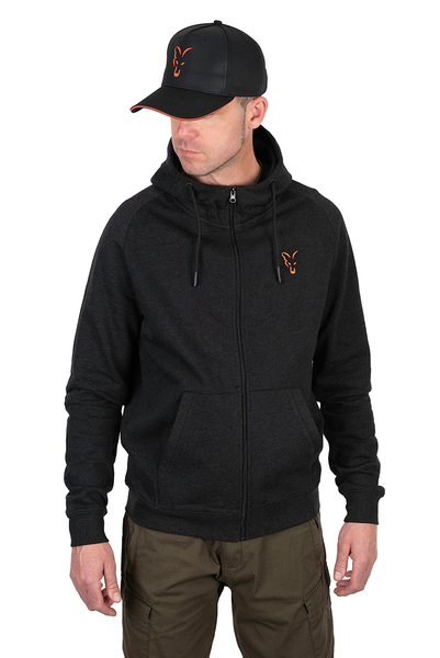 Bluza Wędkarska Fox Collection LW Hoody Black & Orange