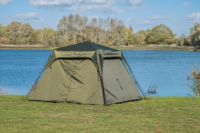 Namiot Karpiowy Solar SP Quick-Up Shelter Green Mk II + Podłoga