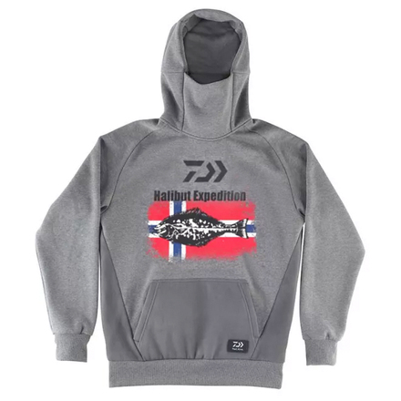 Bluza Daiwa D-Vec Snood Hoodie Szara